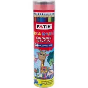 FATİH 24 Renk Metal Tüp Kuru Boya