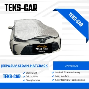 Suv - Jeep & Sedan & Hatchback Uyumlu Universal Dolu & Kar ve Güneş Koruyucu Oto Brandası