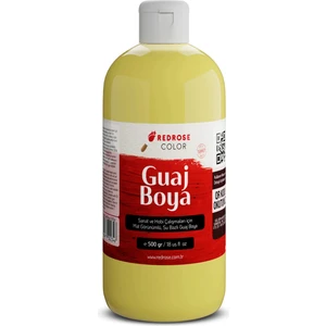Sarı Guaj Boya 500GR Sanatçılar, Öğrenciler, Yeni Başlayanlar Için