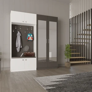 Asra Trend Vestiyer ve Portmanto V-02 180 cm
