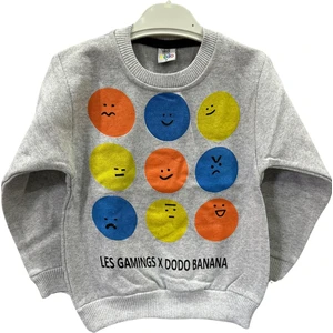 Kumrunun Dünyası Baskılı Şardonlu Sweat Erkek Çocuk Sweatshirt