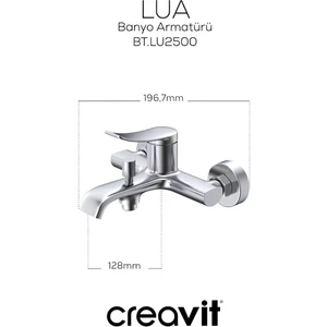 Lua Krom Şelale Banyo Bataryası LU2500