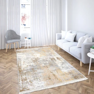 Uy Style Tekstil Yıkanabilir Süngerli Kaymaz Taban Dijital Baskılı Koridor Mutfak Hol Salon Desenli Halı Kesme Yolluk