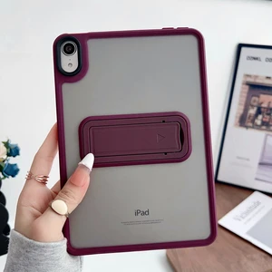 Apple iPad Air 11 Inc (2024) Uyumlu Yatay Stand Olabilen Antishock Köşe ve Kamera Korumalı Arka Yüzeyi Mat Threxi Kılıf A2902 A2903