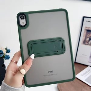 Apple iPad 7. Nesil (2019) 10.2 Uyumlu Yatay Stand Olabilen Antishock Köşe ve Kamera Korumalı Arka Yüzeyi Mat Threxi Kılıf A2197 A2200 A2198