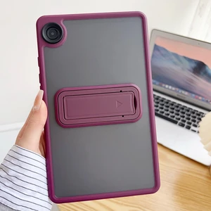 Samsung Galaxy Tab A9 Plus 11 Inc 2023 Uyumlu Yatay Stand Olabilen Antishock Köşe ve Kamera Korumalı Arka Yüzeyi Mat Threxi Kılıf SM-X210 SM-X216 SM-X218