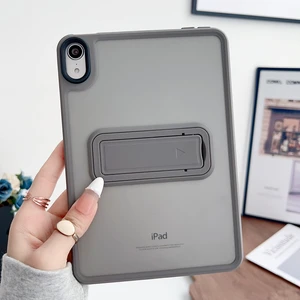Apple iPad Air 4 10.9 Inc (2020) Uyumlu Yatay Stand Olabilen Antishock Köşe ve Kamera Korumalı Arka Yüzeyi Mat Threxi Kılıf A2316 A2324 A2325 A2072