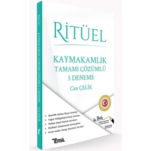 Temsil Kitap Ritüel Kaymakamlık Tamamı Çözümlü 5 Deneme