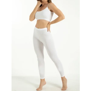 Ivy Collection Kadın Bambu Slim Fit İç Giyim Tayt – Nefes Alır – Yumuşak Dokulu – Beyaz