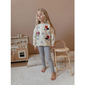 Yiğit Butik Yigit Butik Puantiye Baskılı Taytlı Kız Çocuk Alt Üst Takım