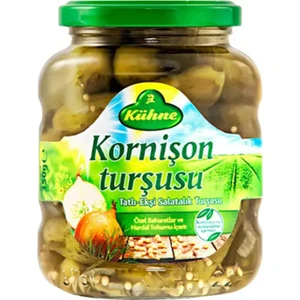 Alman Tipi Kornişon Salatalık Turşusu 350 ml x4 Paket – Geleneksel Lezzet, Sofraların Vazgeçilmezi