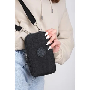 Klinkır Kumaş Mini Çapraz Askılı Kadın Cep Telefonu Çantası Mini Cüzdan Çanta 20*10 cm Su Itici