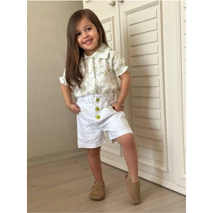 Baby Shop Portakal Desenli Diz Altı Çorap