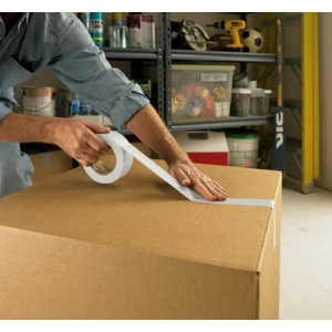 Beyaz Koli Bandı 45MMX100M Renkli Koli Bantı Beyaz Renk Hotmelt Yapışkanlı