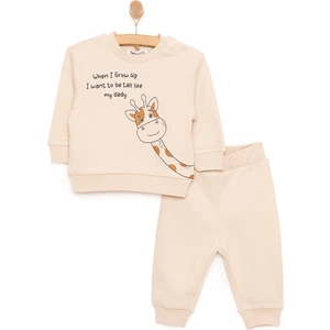 Hellobaby Basic Erkek Baskılı Eşofman Takımı Erkek Bebek