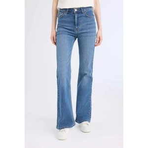 Mia Yüksek Bel Geniş Paça Jean Pantolon D6640AX25SP