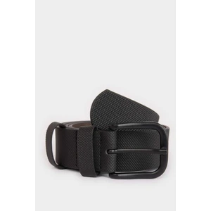 Erkek Oval Toka Suni Deri Jean Kemeri R4820AZNS