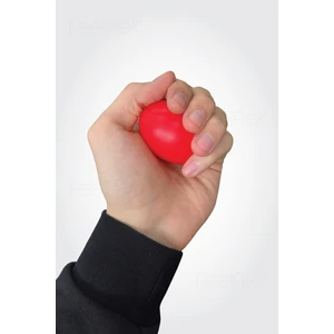 Kırmızı Sert Silikon El Egzersiz Topu Stress Topu Fizik Tedavi El Çalıştırma Parmak Güçlendirme