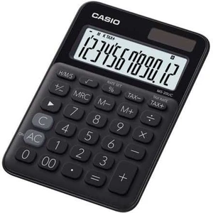 Casio MS-20UC-BK 12 Hane Siyah Masa Üstü Hesap Makinesi