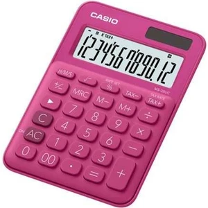 MS-20UC-RD 12 Hane Koyu Pembe Masa Üstü Hesap Makinesi