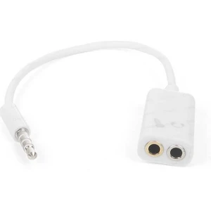 DK-CB-AUC03 2x3.5mm Stereo Dişi - 4pin 3.5mm Stereo Erkek Y Kablo