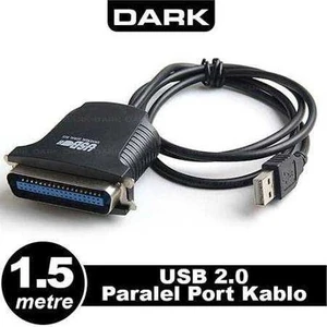 DK CB USB2XLPT  USB - Paralel Port Dönüştürücü Kablo