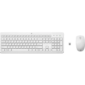 230 3L1F0AA Kablosuz Klavye & Mouse Kombo Beyaz 1600dpı (2 x AAA (keyboard); 1 x AA (mouse)
