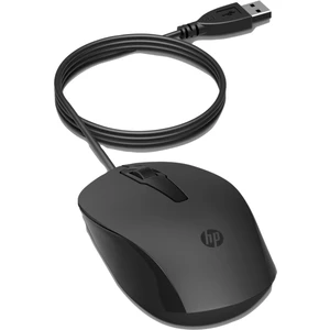 150 240J6AA Siyah Kablolu Optik Kablolu Mouse 1600 DPI Optik Sensörlü