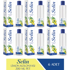 Limon Kolonya Pet 200 ml 6'li Set 1200ML