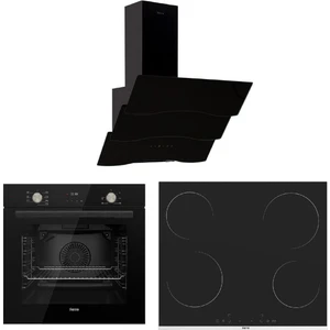 Ferre Vitro Serisi Mega Ankastre Set (QMS63CS/MS261/D023)