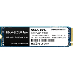 TEAM MP33 PRO 1TB 2400/2100MB/S Nvme Pcıe GEN3X4 M.2 SSD Disk (TM8FPD001T0C101)