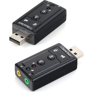 DK-AC-USC71 USB2.0 7.1 Stereo Ses Efektli Ses Kartı (Windows ve MAC Destekli)