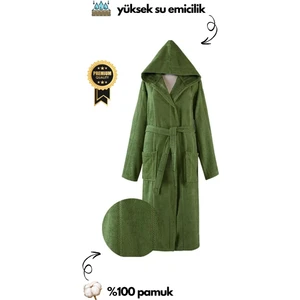 Loyal Home Premium Bornoz Unisex Pamuk | Yeşil
