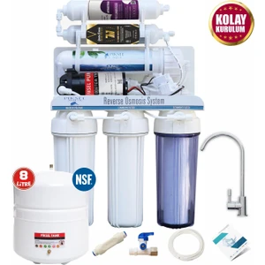 Piksel Aqua 12 Aşamalı Pompalı Alkali Mineralli Açık Kasa Su Arıtma Cihazı