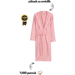 Loyal Home Premium Bornoz Unisex Pamuk | Pembe