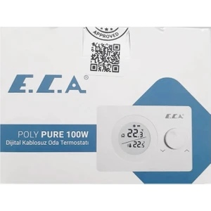 E.c.a Poly Pure Kablosuz Dijital  Oda Termostatı
