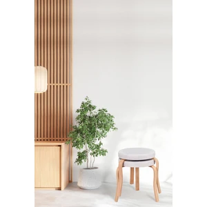 Ege Naturel Ahşap Ayak I?stiflenebilir Mutfak-Balkon Taburesi (2 Adet)