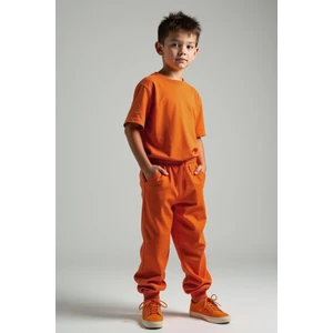 Levi Turuncu Pamuklu Çocuk Eşofman Altı