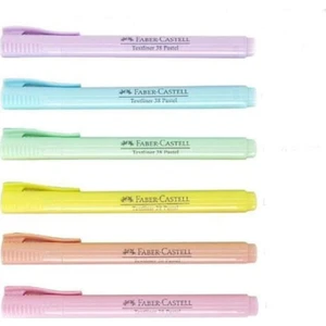 Fosforlu kalem 38 Pastel 6lı poşet