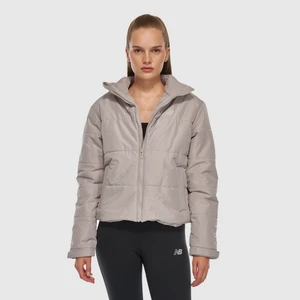 New Balance WNJ3427 Gri Kadın Mont  Yelek