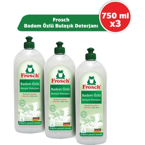 Badem Özlü Bulaşık Deterjanı 750ml 3'lü