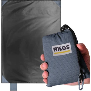 Cep Yer Örtüsü Piknik Örtüsü Kamp Matı Plaj Örtüsü Su Geçirmez Ince Zemin Örtüsü 180-150CM Gri