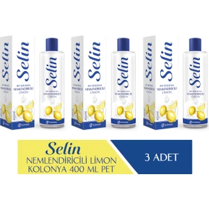 Nemlendiricili Limon Kolonyası 3'lü (1200 Ml)