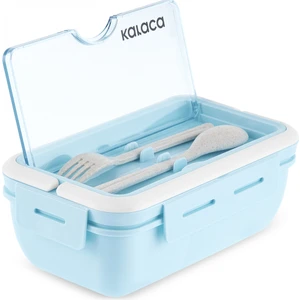 Fusca Çatal Kaşıklı Lunch Box Mavi