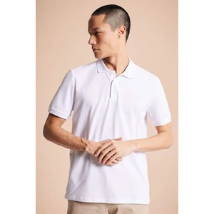Regular Fit Kısa Kollu %100 Pamuk Basic Düz Polo Tişört M7676AZ23SP