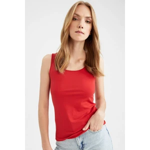 Slim Fit Dar Kesim U Yaka Basic Düz Atlet I1059AZ23SM