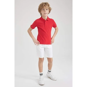 Erkek Çocuk Basic Düz Gabardin Şort W9327A623SM