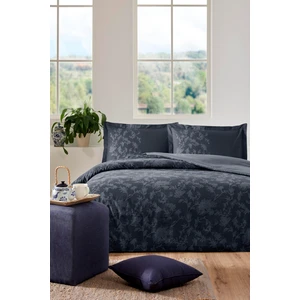 Barocco Tek Kişilik Nevresim Takımı - Lacivert