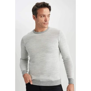 Standart Fit Normal Kesim Bisiklet Yaka Triko Kazak R1110AZ23WN