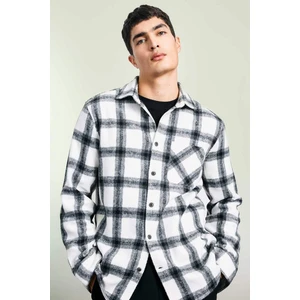 Regular Fit Kareli Oduncu Cepli Uzun Kollu Gömlek A5517AX23AU